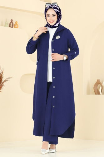 moda selvim Aksesuar Cepli Sofia Takım 2671SL432 Açık Laci - Thumbnail