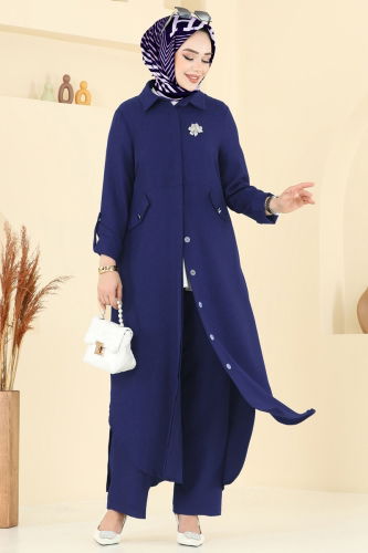 moda selvim Aksesuar Cepli Sofia Takım 2671SL432 Açık Laci - Thumbnail