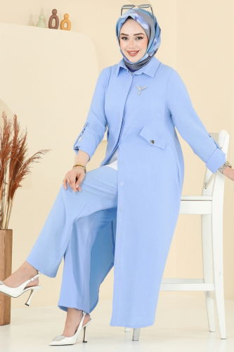 S.L. - Aksesuar Cepli Sofia Takım 2671SL432 Bebe Mavisi