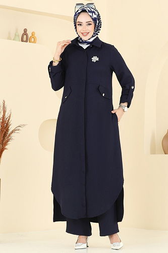 moda selvim Aksesuar Cepli Sofia Takım 2671SL432 Laci - Thumbnail