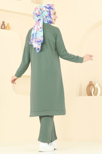 moda selvim Arma Detay İkili Takım 6032UZ662 Mint - Thumbnail