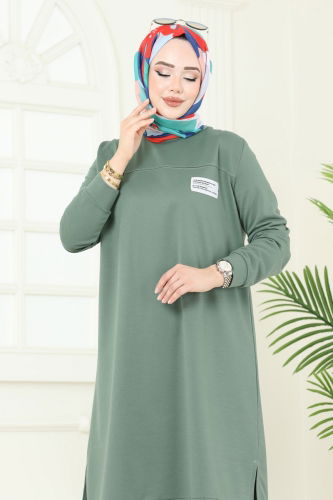 moda selvim Arma Detay İkili Takım 6034UZ662 Mint - Thumbnail
