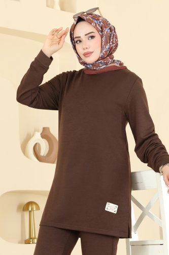 S.B.L. - Arma Detaylı 2 li Takım 1921SBL832 Kahve