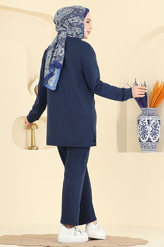 moda selvim Arma Detaylı 2 li Takım 1921SBL832 Laci - Thumbnail