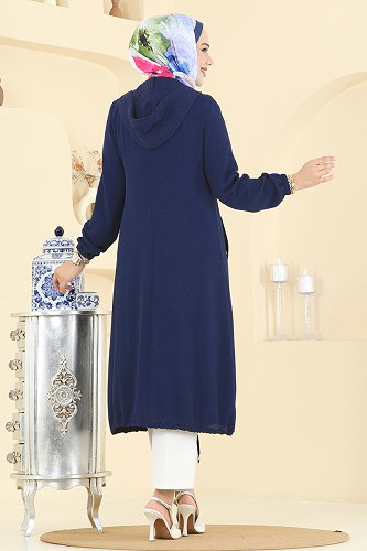 moda selvim Arma Detaylı Rahat Kap 9233PLK541 Açık Laci - Thumbnail