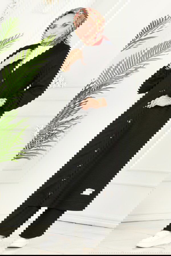 Modaselvim SEPETTE NET %20+%20 İNDİRİM Arma Detaylı Spor Takım 238DVL817 Siyah