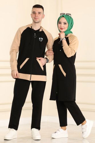 S.L. - Arma Detaylı Spor Takım 2446SL432 Siyah&Vizyon (1)