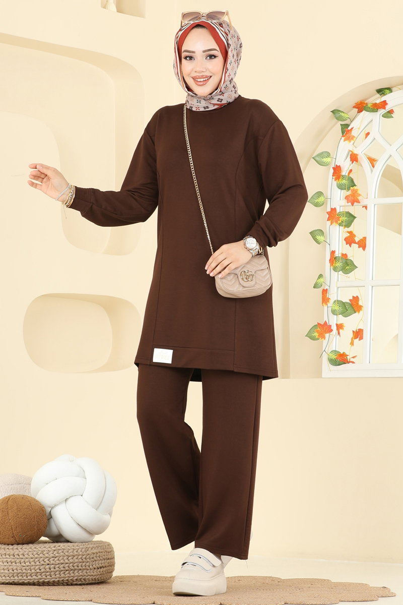 Arma Detaylı Spor Takım 2758AYD574 Kahve