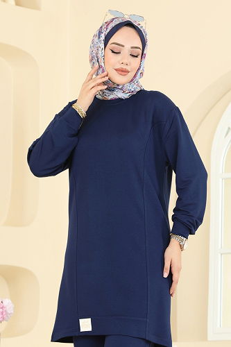 moda selvim Arma Detaylı Spor Takım 2758AYD574 Laci - Thumbnail