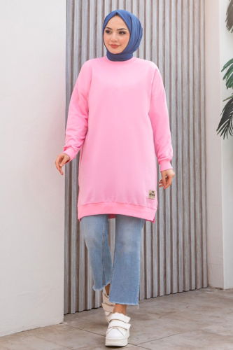 E.T.T. - Arma Detaylı Tunik 20455ETT926 Pembe