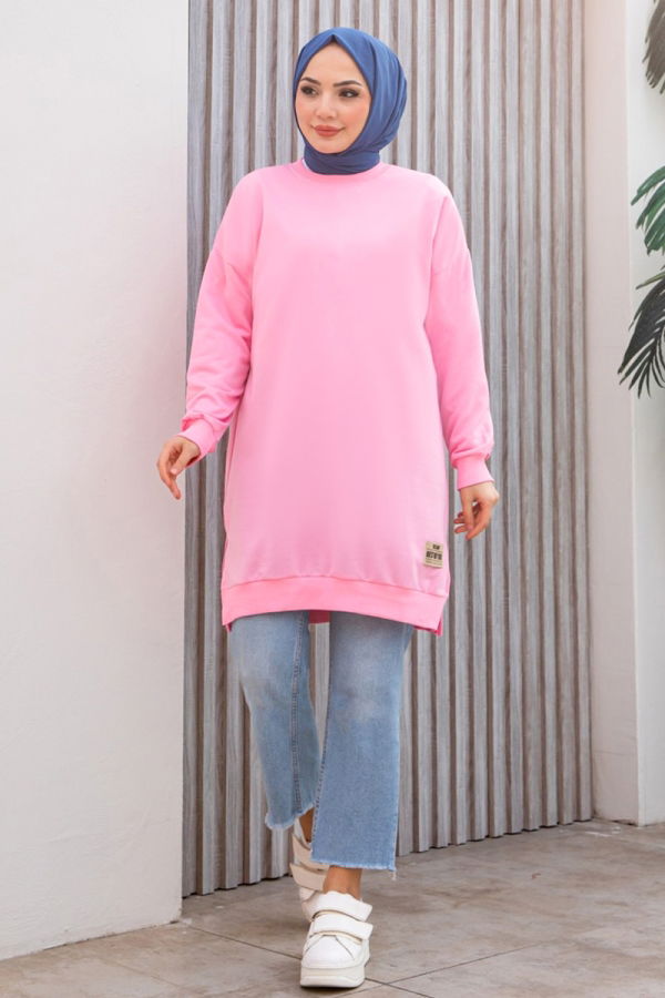 Modaselvim Tunik Arma Detaylı Tunik 20455ETT926 Pembe