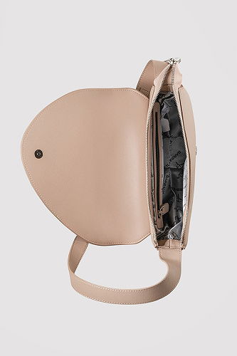 moda selvim Armalı Oval Kadın Çantası 315GBK1140 Vizyon - Thumbnail