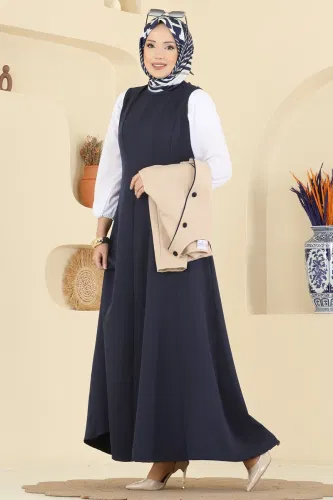 S.L. - Asimetrik Ceketli Dabıl Takım 2782SL432 Taş&Laci