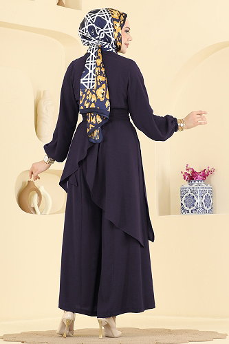 moda selvim Asimetrik Kesim 2 li Takım 6768MP806 Laci - Thumbnail