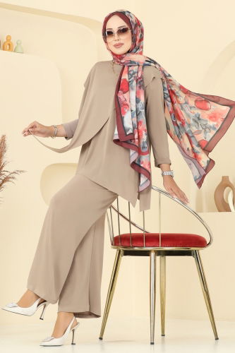 U.Z. - Asimetrik Kesim Sandy Takım 6026UZ662 Vizyon