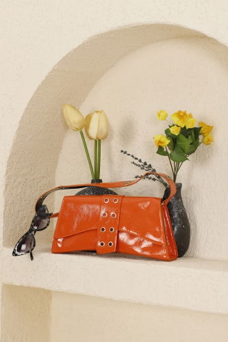 moda selvim Bag 006STG610 Orange - Thumbnail