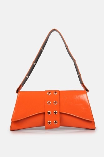 moda selvim الحقيبة برتقالي 006STG610 - Thumbnail