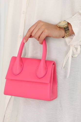 moda selvim Bag 098MIA813 Fuchsia - Thumbnail