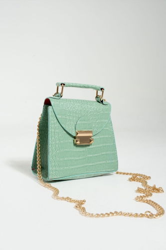 moda selvim Bag 1000ARS823 Mint - Thumbnail