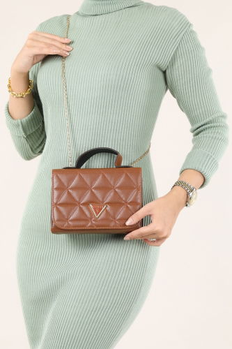 moda selvim Bag 1004TNC822 Tan - Thumbnail