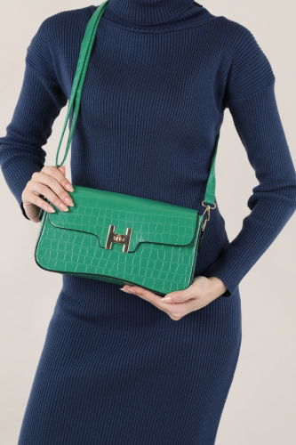 moda selvim Bag 1013TNC822 Benetton Green - Thumbnail