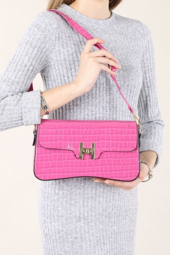 moda selvim Bag 1013TNC822 Fuchsia - Thumbnail