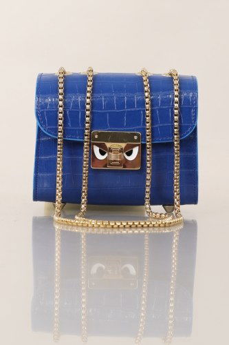 moda selvim 1019TNC822 ازرق حقيبة - Thumbnail