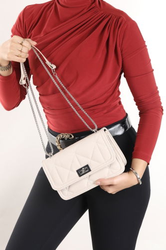 moda selvim Bag 1022TNC822 Stone - Thumbnail