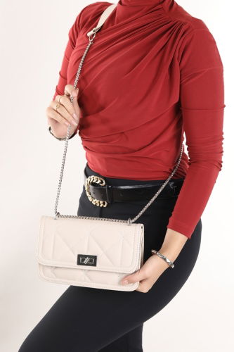 moda selvim Bag 1022TNC822 Stone - Thumbnail