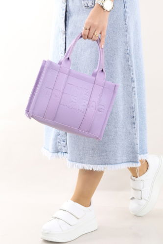 moda selvim Bag 1027TNC822 Lilac - Thumbnail