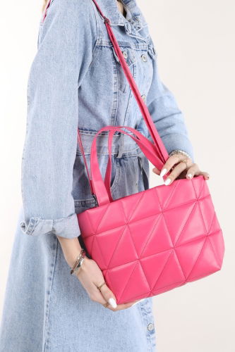 moda selvim Bag 1034TNC822 Fuchsia - Thumbnail