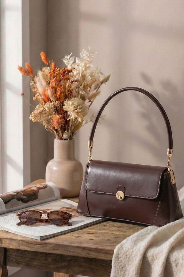 Modaselvim شنطة الحقيبة بني 108MERK1193