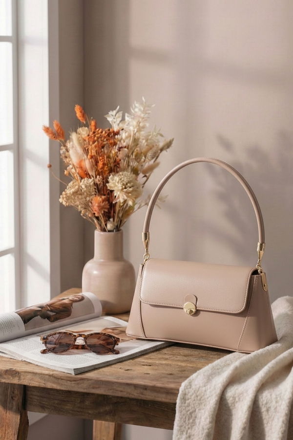 Modaselvim شنطة الحقيبة بيج 108MERK1193