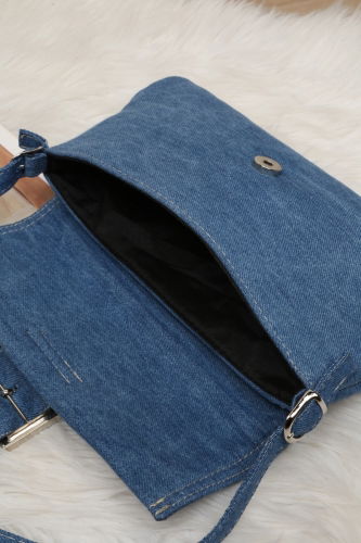 moda selvim Bag 108STG610 Denim - Thumbnail