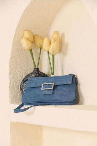 moda selvim Bag 108STG610 Denim - Thumbnail