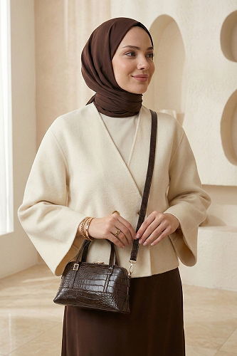 moda selvim Bag 109MERK1193 Brown - Thumbnail