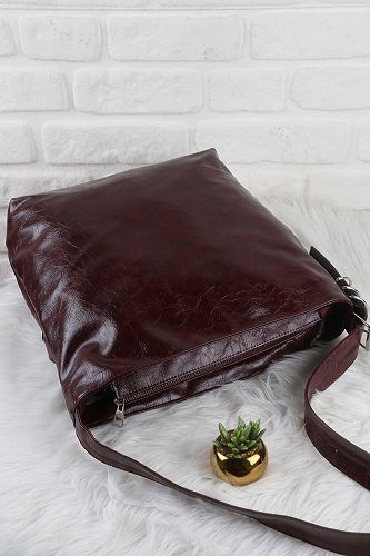 moda selvim Bag 10STG610 Burgundy - Thumbnail