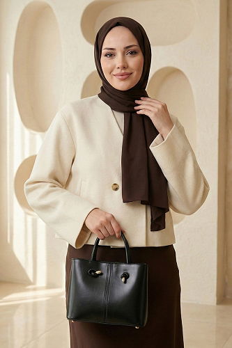 moda selvim Bag 111MERK1193 Black - Thumbnail