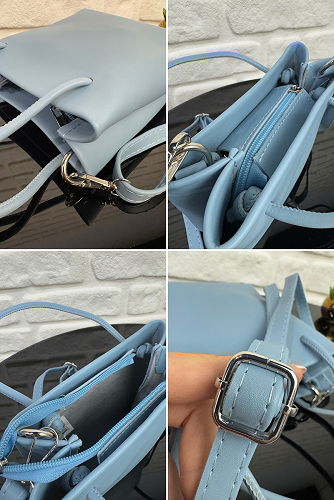 moda selvim Bag 114STG610 Baby Blue - Thumbnail