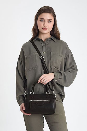 moda selvim الحقيبة أسود 2003ARK1142 - Thumbnail