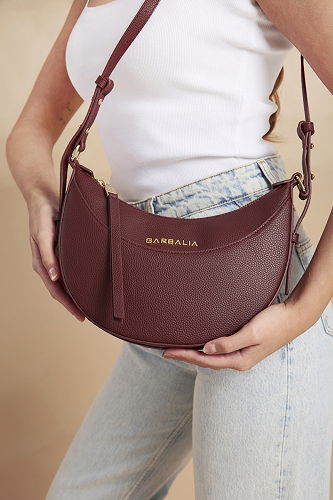 moda selvim Bag 300GBK1140 Burgundy - Thumbnail