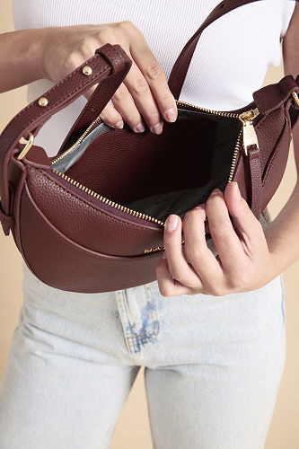 moda selvim Bag 300GBK1140 Burgundy - Thumbnail