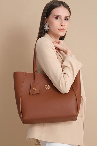 moda selvim Bag 305GBK1140 Tan - Thumbnail