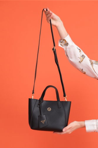 moda selvim الحقيبة أسود 306GBK1140 - Thumbnail