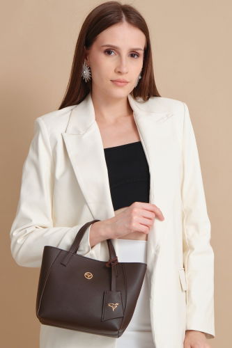 moda selvim Bag 306GBK1140 Brown - Thumbnail