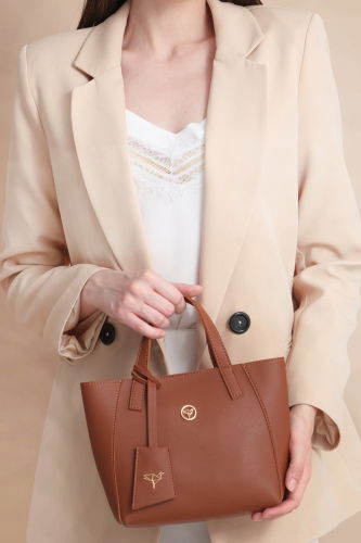 moda selvim Bag 306GBK1140 Tan - Thumbnail