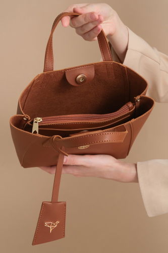 moda selvim Bag 306GBK1140 Tan - Thumbnail