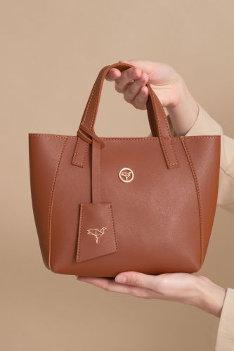 moda selvim Bag 306GBK1140 Tan - Thumbnail