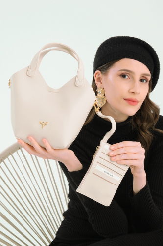 moda selvim Bag 309GBK1140 Stone - Thumbnail