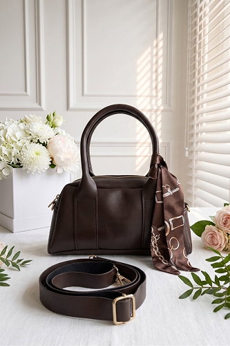 moda selvim الحقيبة بني 4029LPRK1206 - Thumbnail
